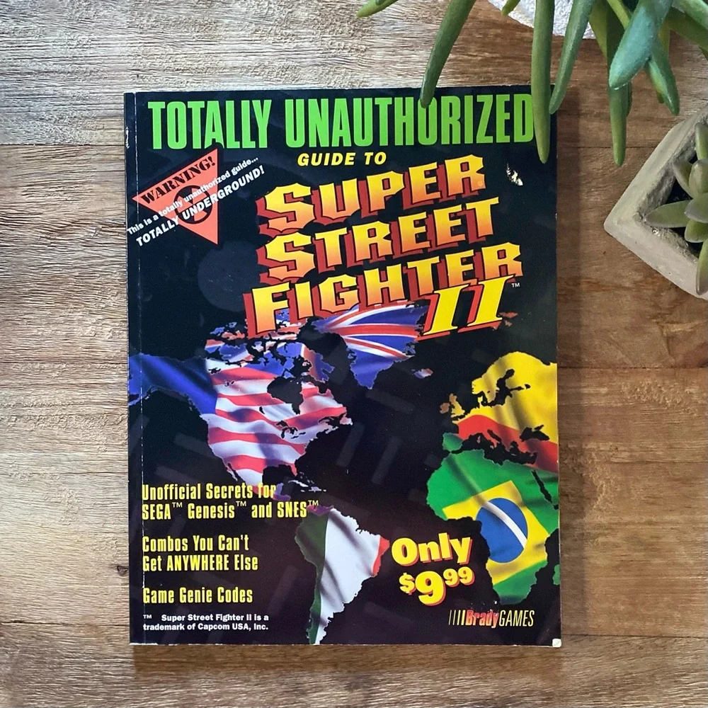 Vintage 1990s - Totally Unauthorized Super Street Fighter II Guide
